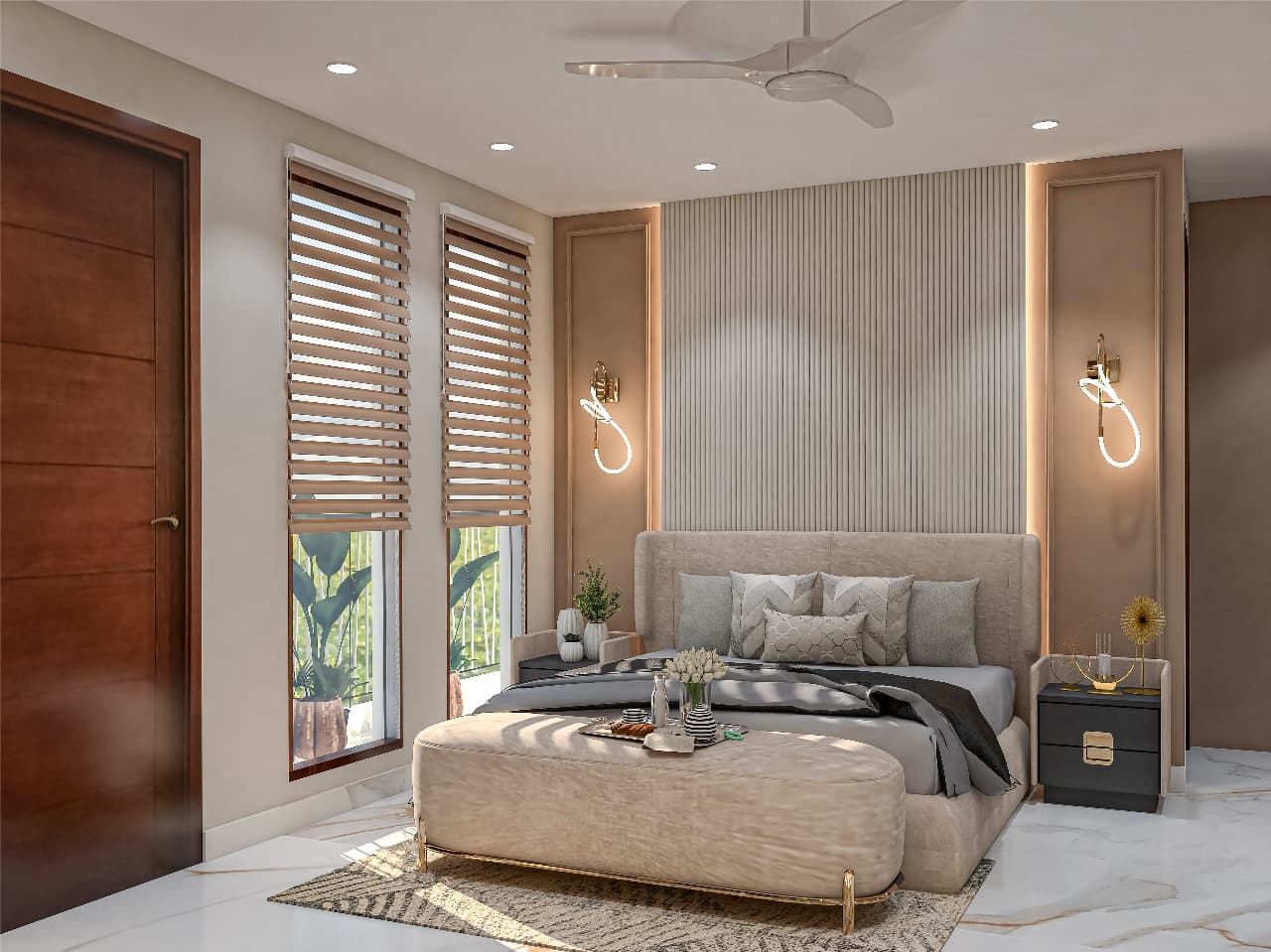 Specialty painting Brisbane. Decorative feature wall finish by Metro Painting Group
